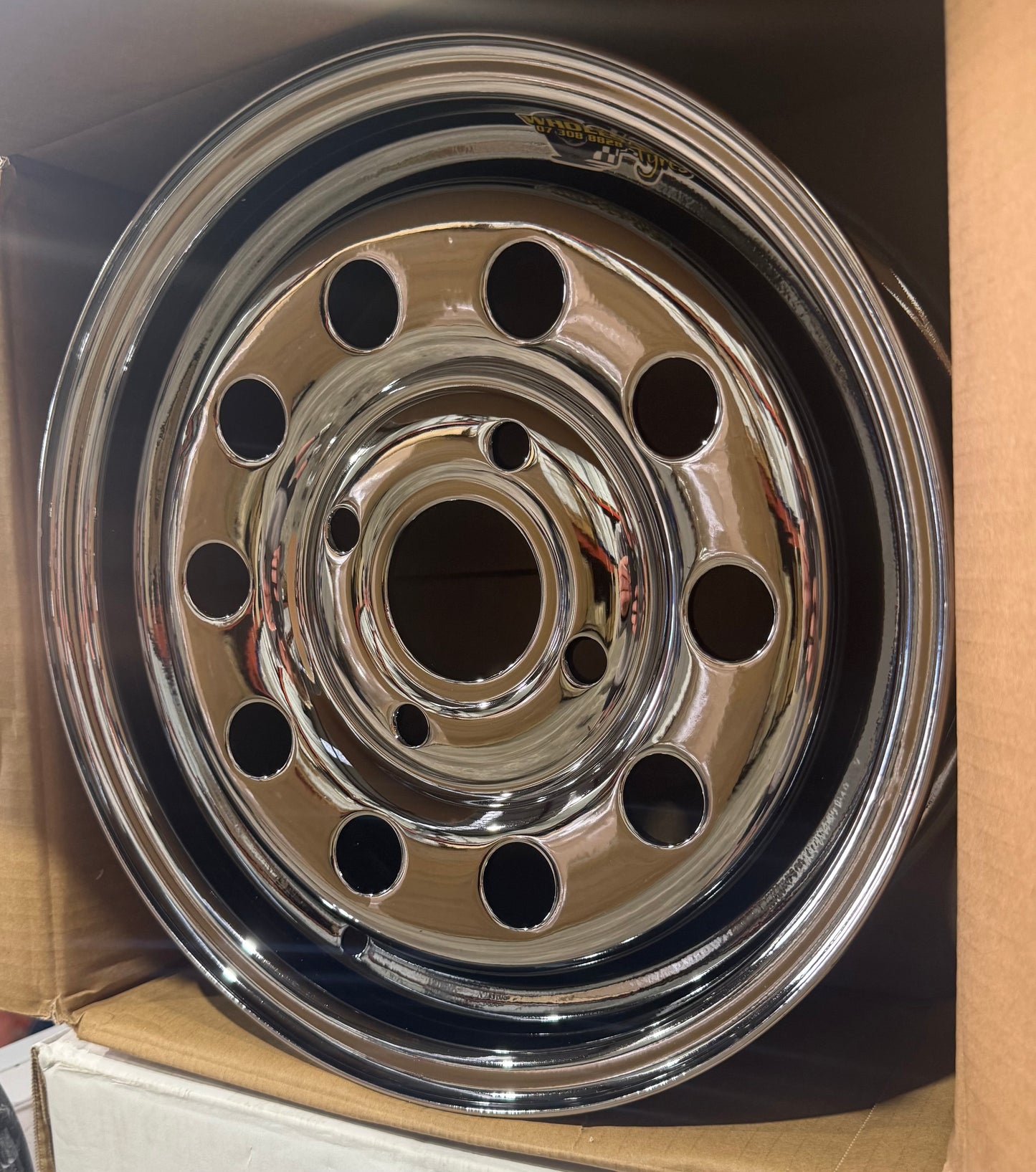 13x5 Modular Ministock Rims - Smoke Chrome