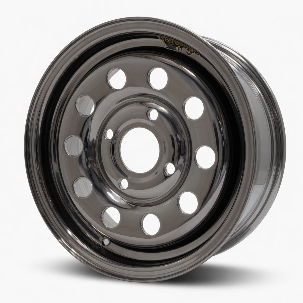 13x5 Modular Ministock Rims - Smoke Chrome